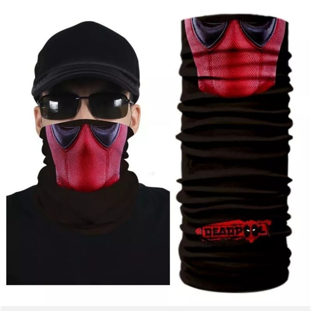 Bandana Neck Gaiter Skull Face Mask Bandanas Tube Breathable Rave Face Scarf US